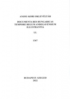 Anjou-kori oklevéltár LI. 1367