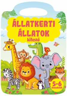 Állatkerti állatok kifestő