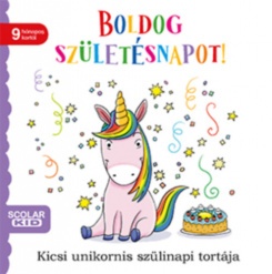 Boldog születésnapot! - Kicsi unikornis szülinapi tortája