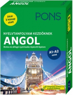 PONS Nyelvtanfolyam kezdőknek - Angol (könyv+pendrive+online)