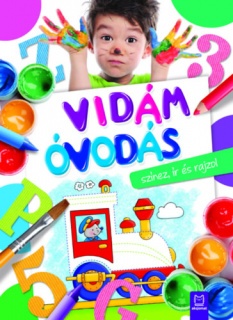 Vidám óvodás színez, ír és rajzol