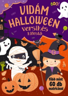 Vidám Halloween - Versikés kifestő