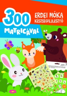 Erdei móka készségfejlesztő - 300 matricával